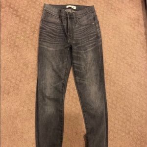 Madewell 9” High Rise Skinny Jeans - Grey, Size 24